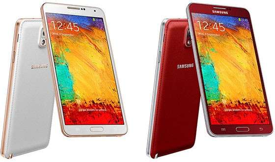 Samsung добавил новые расцветки для Galaxy Note 3